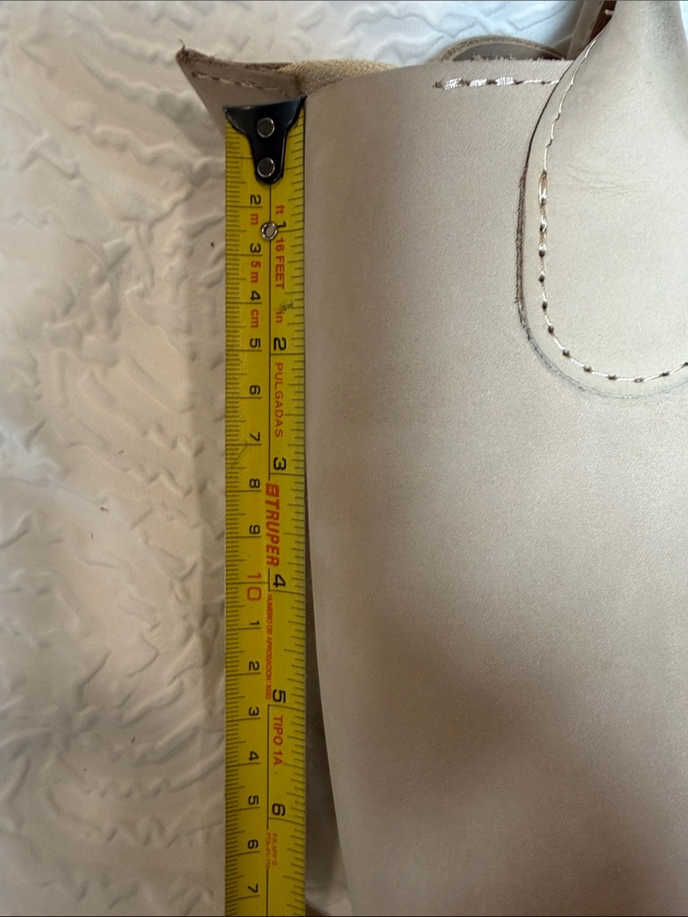 Portland Leather Taupe Top-Handle Satchel - Picture 8 of 10